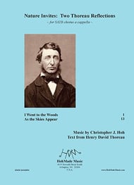 Nature Invites: Two Thoreau Reflections SATB choral sheet music cover Thumbnail